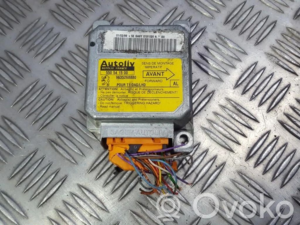 Peugeot 206 Unitate/modul de comandă airbaguri 