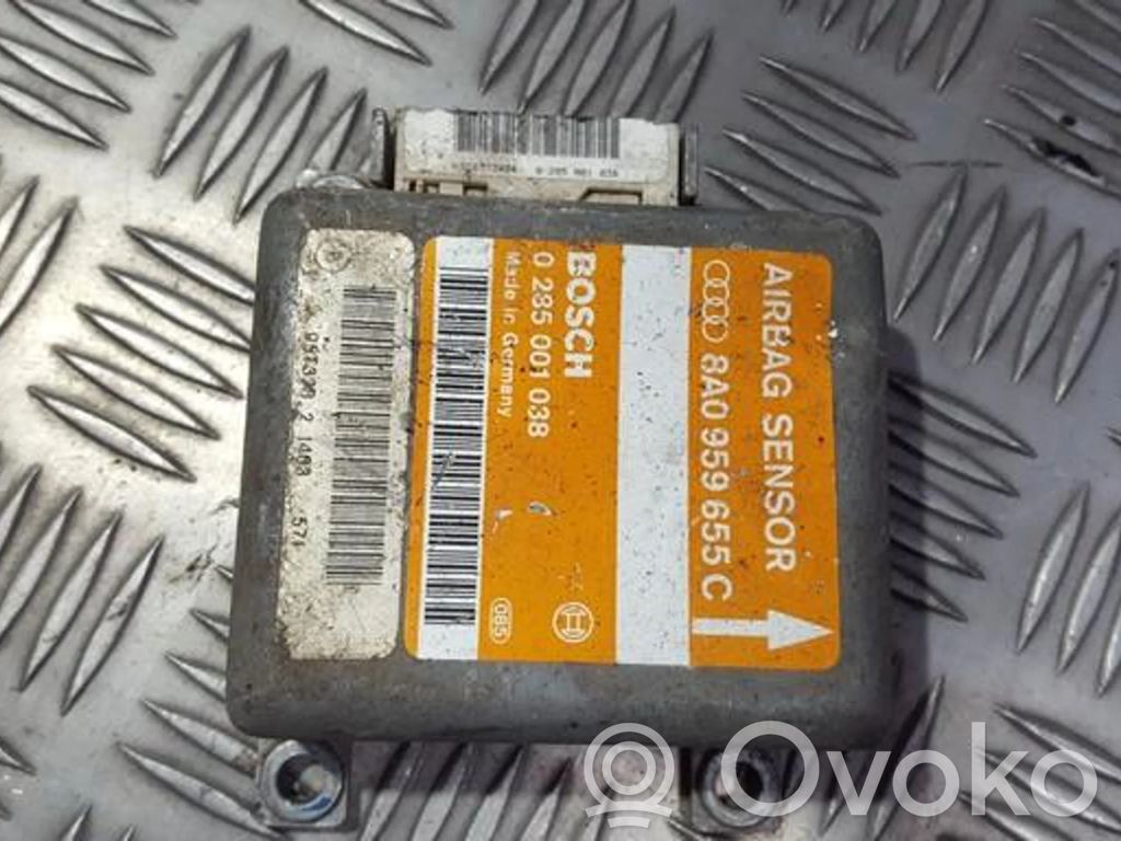 Module de contrôle airbag   8A0959655C,0285001038,0285001038,8A0959655C