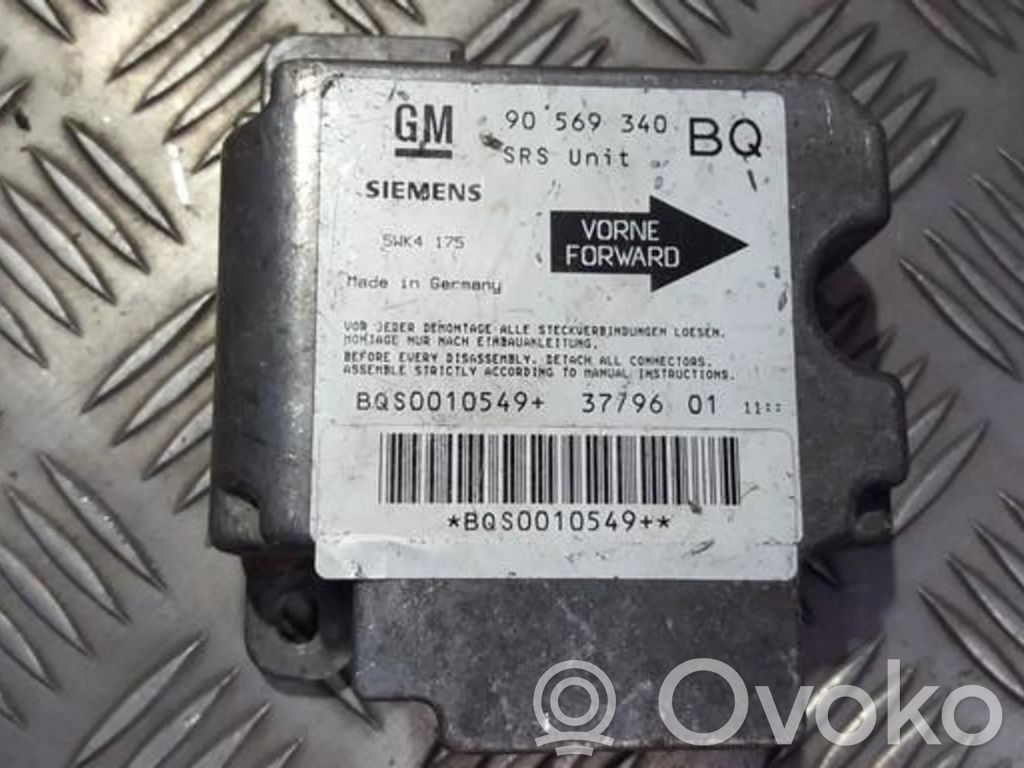 Centralina/modulo airbag   90569340,5WK4175,5WK4175,90569340