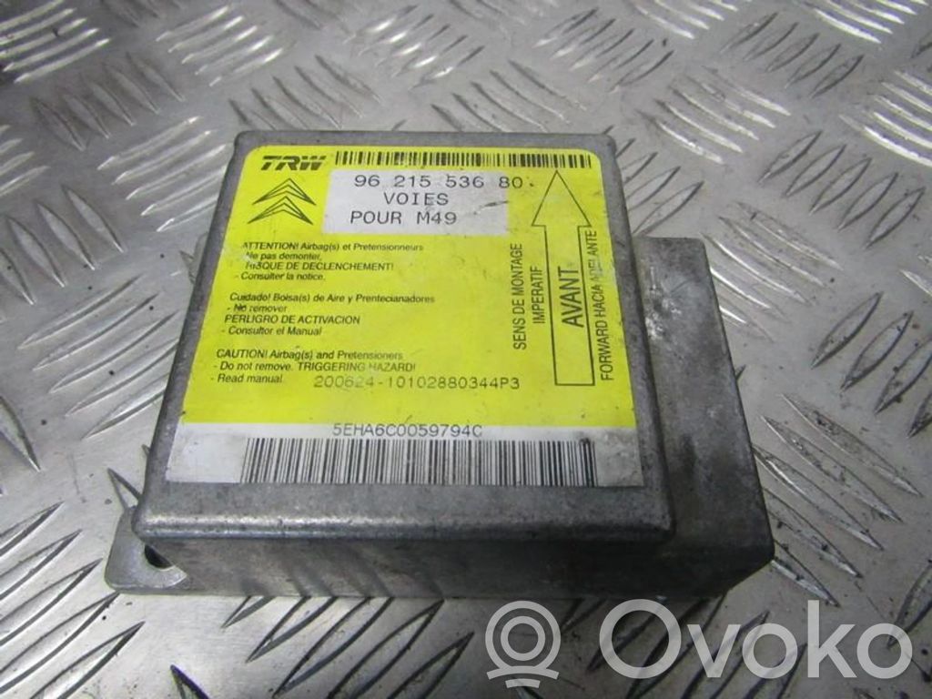 Citroen Berlingo Unitate/modul de comandă airbaguri 