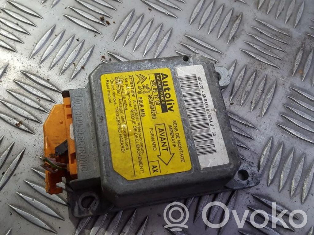 Unidad de control/módulo del Airbag   9638604280,550897200,550897200,9638604280