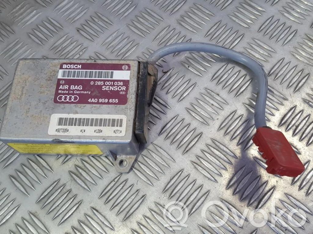 Unidad de control/módulo del Airbag   4A0959655,0285001036,0285001036,4A0959655