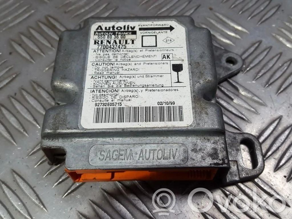Renault Megane I Unitate/modul de comandă airbaguri 