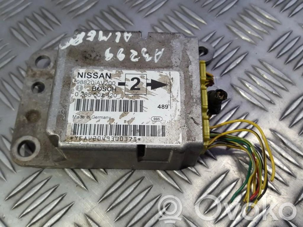 Nissan Primera Unitate/modul de comandă airbaguri 