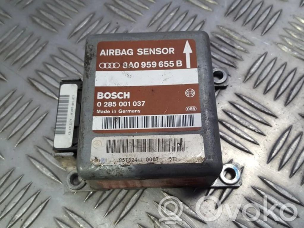 Turvatyynyn ohjainlaite/moduuli   8A0959655B,0285001037,0285001037,8A0959655B