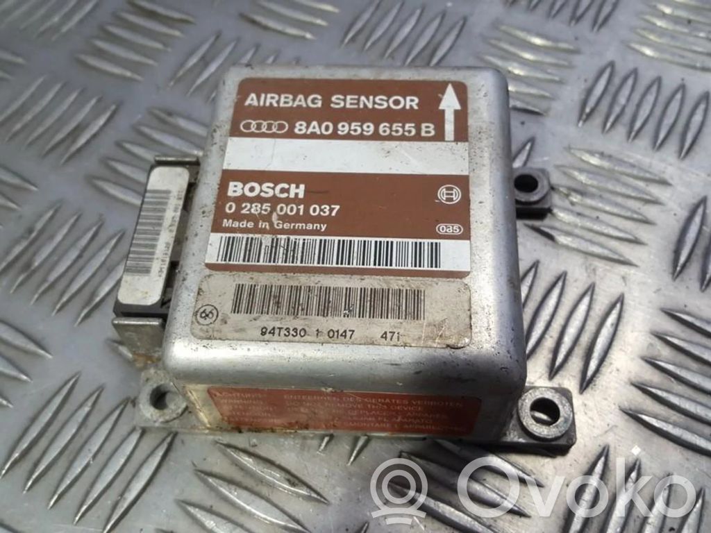 Centralina/modulo airbag   8A0959655B,0285001037,0285001037,8A0959655B