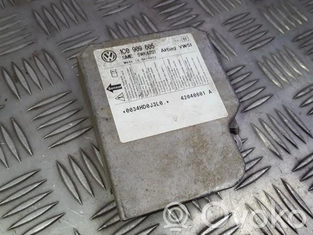 Unidad de control/módulo del Airbag   1C0909605,5WK43121,1C0909605,5WK43121