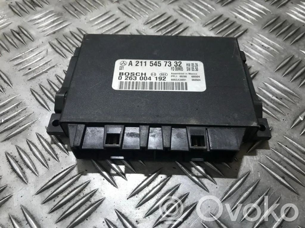 Mercedes-Benz E W211 Centralina/modulo sensori di parcheggio PDC 