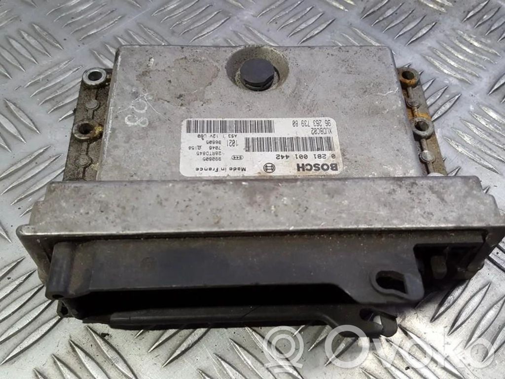Unidad de control/módulo del motor   0281001442,9626373980,0281001442,9626373980