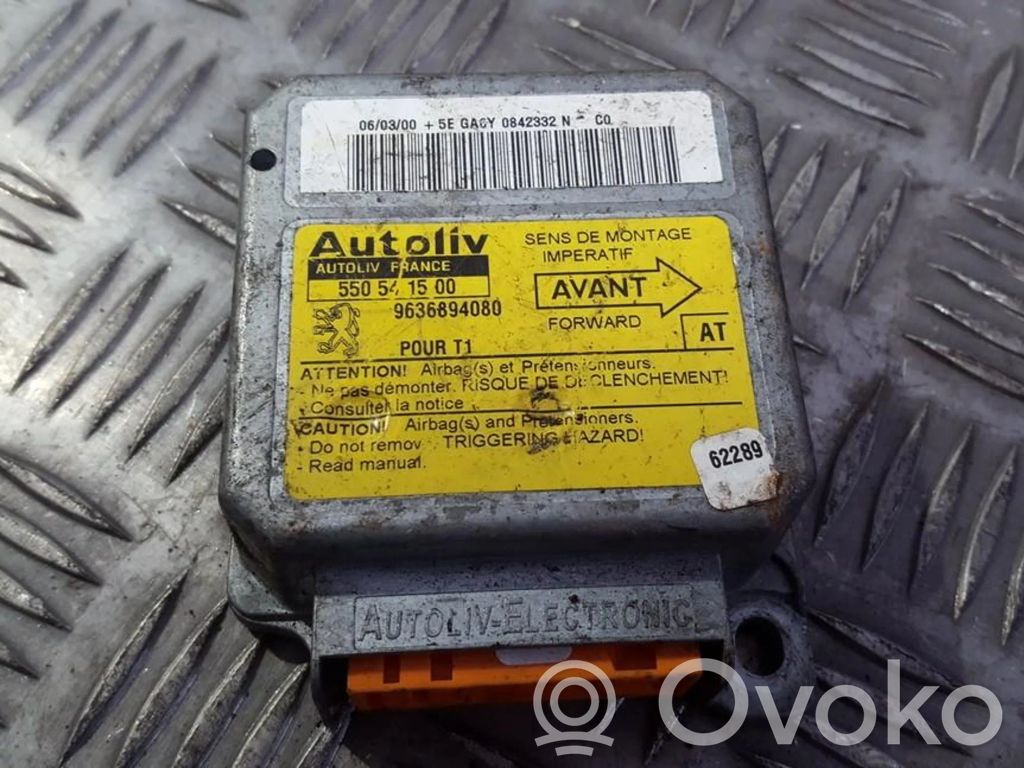 Peugeot 206 Centralina/modulo airbag