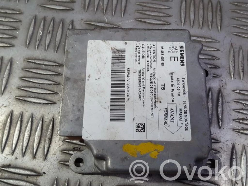 Centralina/modulo airbag   9645840780,5WK42908,5WK42908,9645840780