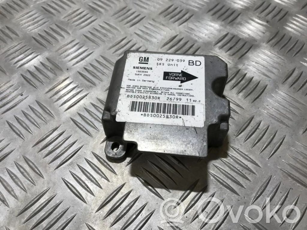 Opel Vectra B Centralina/modulo airbag 