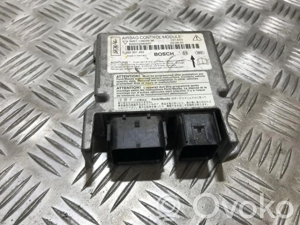 Unidad de control/módulo del Airbag   3M5T14B056BF,0285001452,0285001452,3M5T14B056BF,620002560501