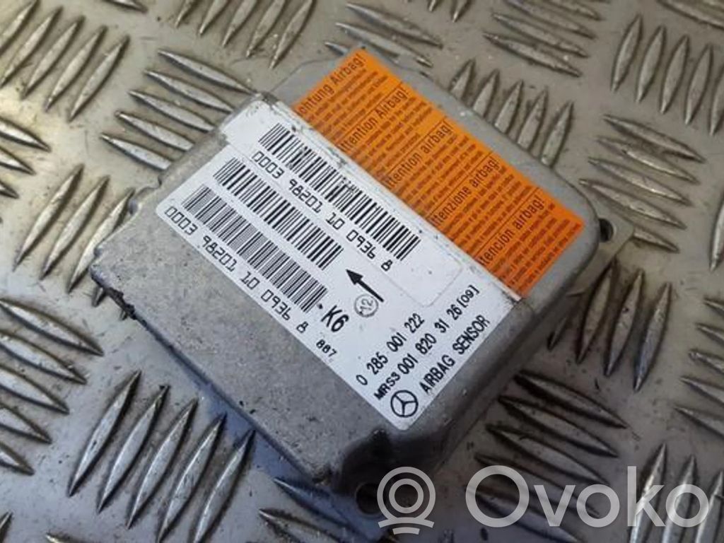 Centralina/modulo airbag   0285001222,0018203126,0018203126,0285001222