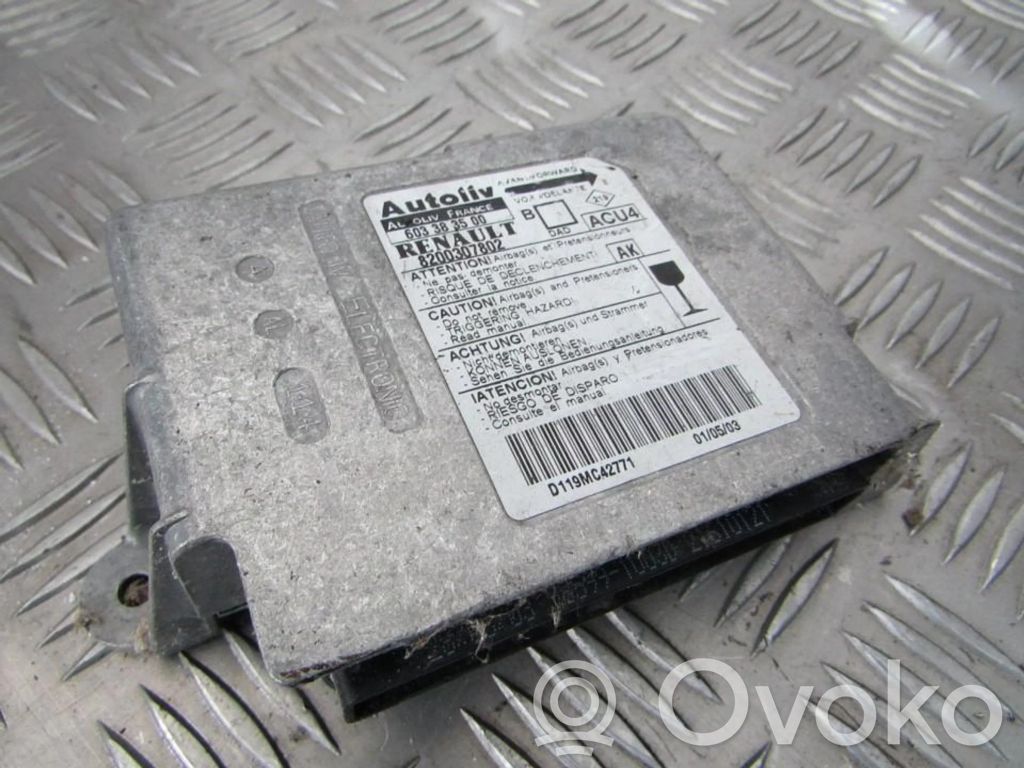 Renault Megane II Centralina/modulo airbag 