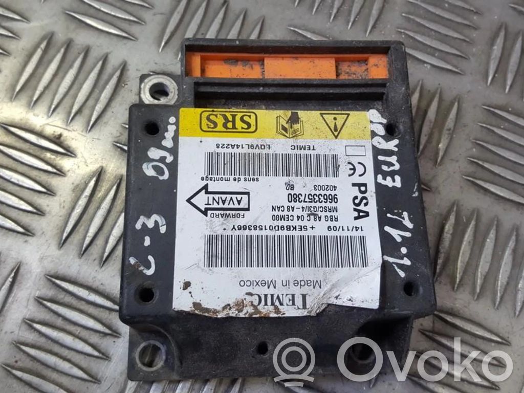 Citroen C3 Airbag control unit/module 