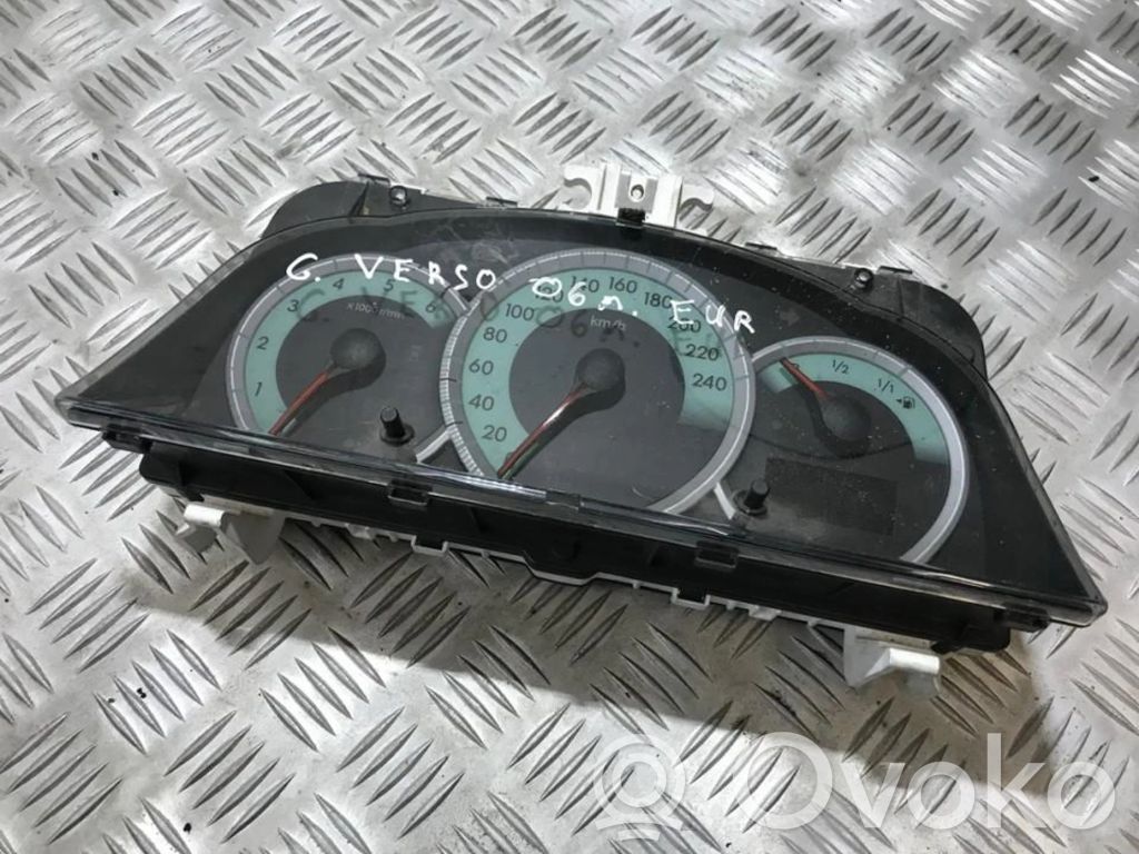 Toyota Corolla Verso AR10 Vitezometru (grup de instrumente) 