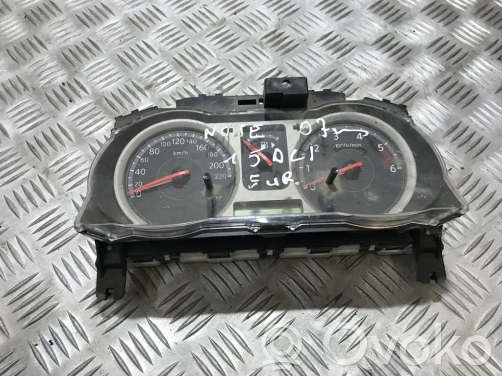 Nissan Note (E11) Tachimetro (quadro strumenti) 