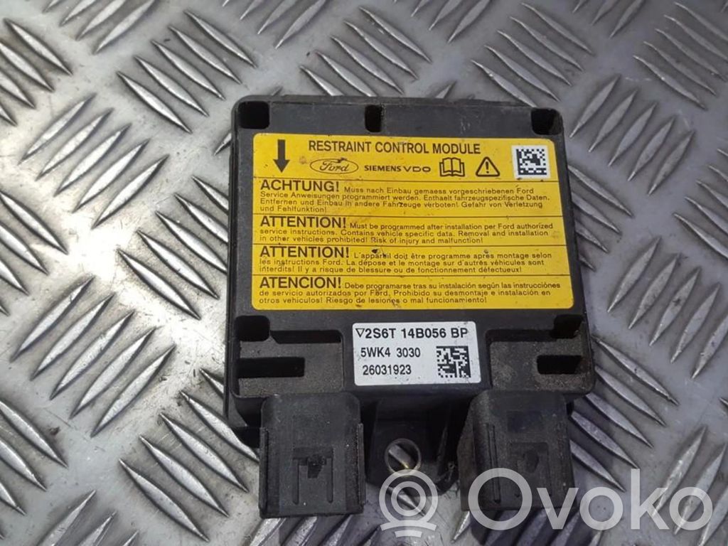 Module de contrôle airbag   2S6T14B056BP,5WK43030,2S6T14B056BP,5WK43030