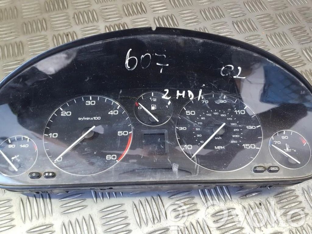 Peugeot 607 Vitezometru (grup de instrumente) 