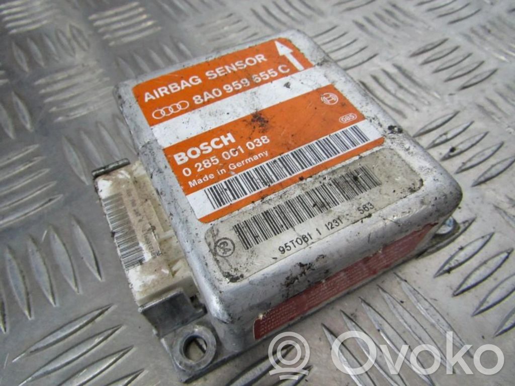 Unidad de control/módulo del Airbag   8A0959655C,0285001038,0285001038,8A0959655C
