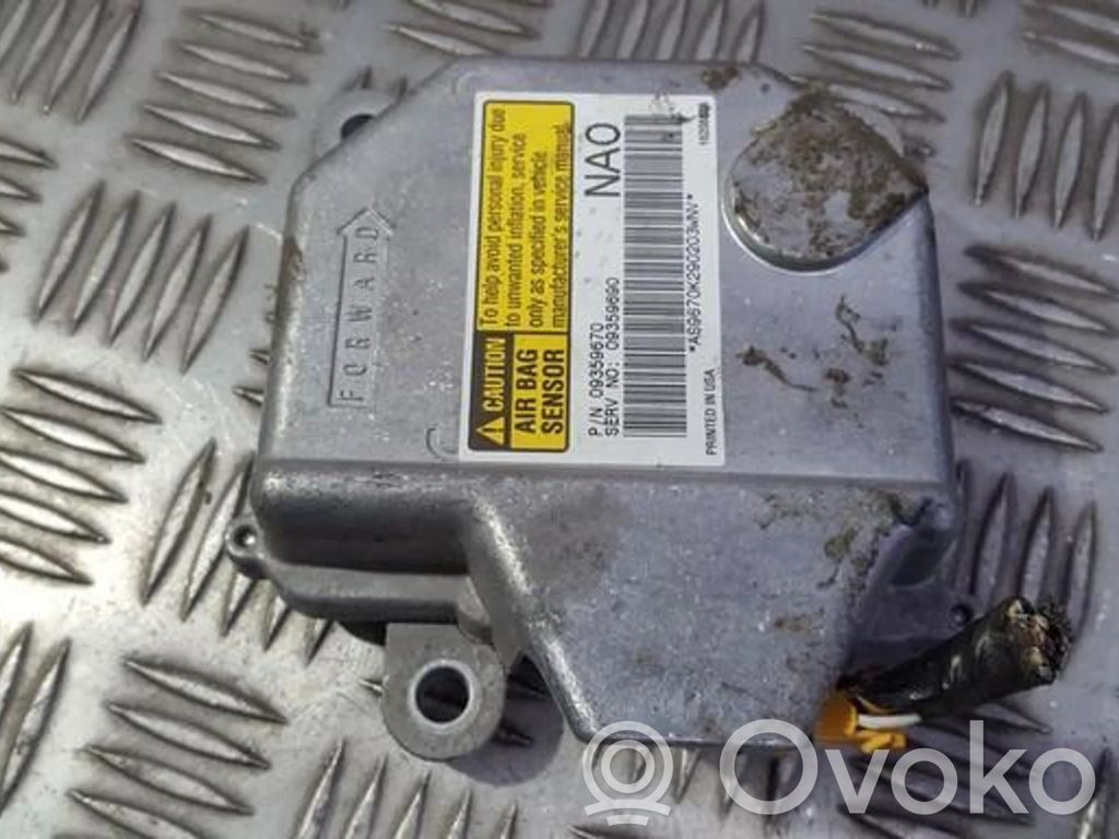 Pontiac Montana Sterownik / Moduł Airbag 