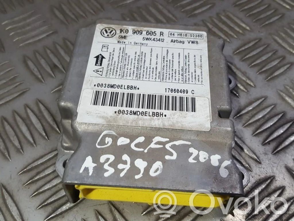 Volkswagen Golf V Unitate/modul de comandă airbaguri 