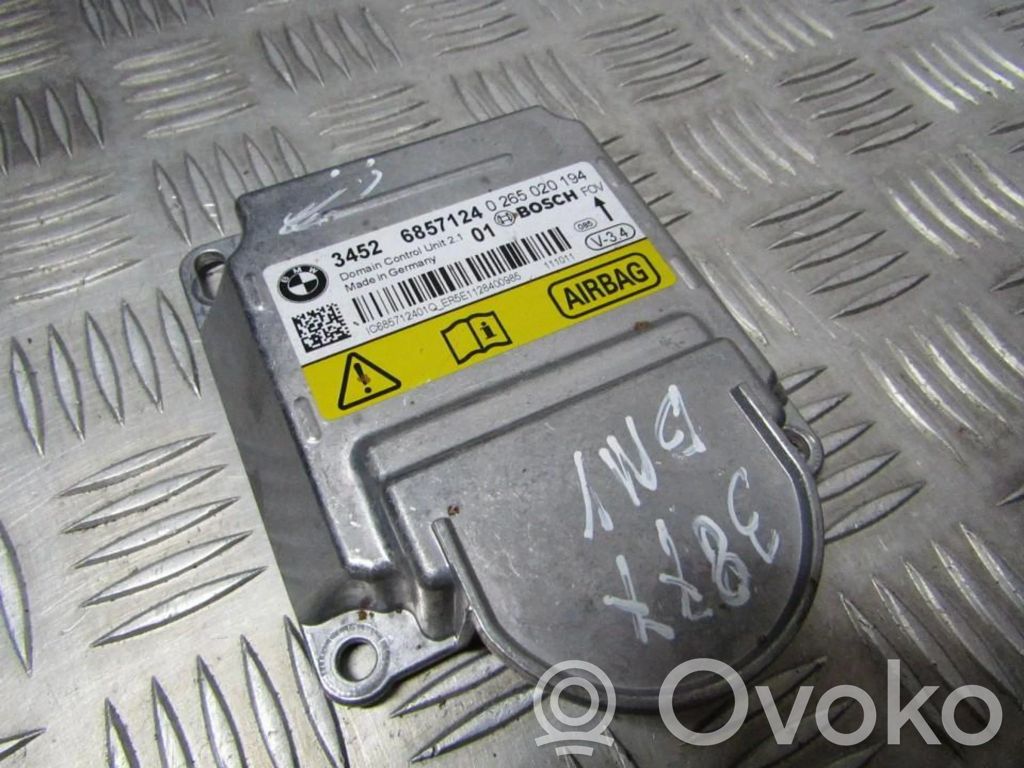 BMW 5 GT F07 Unitate/modul de comandă airbaguri 
