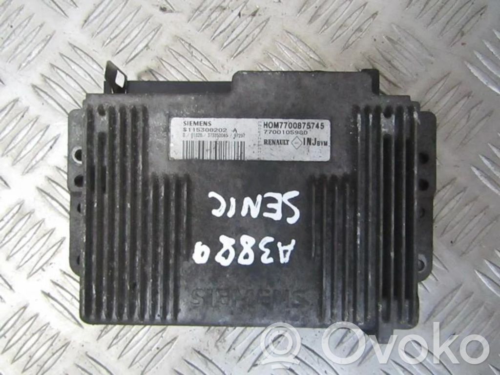 Engine control unit/module   7700105980,HOM7700875745,7700105980,HOM7700875745,S115300202A