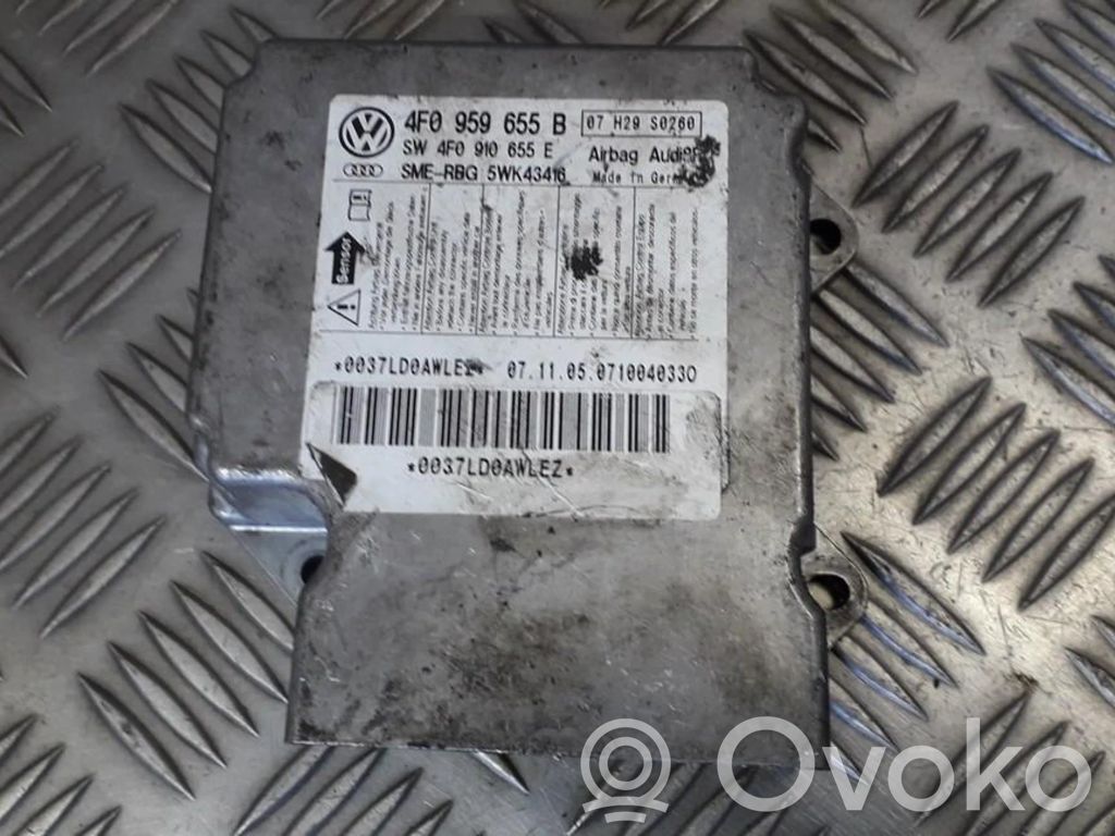 Audi A6 S6 C6 4F Centralina/modulo airbag