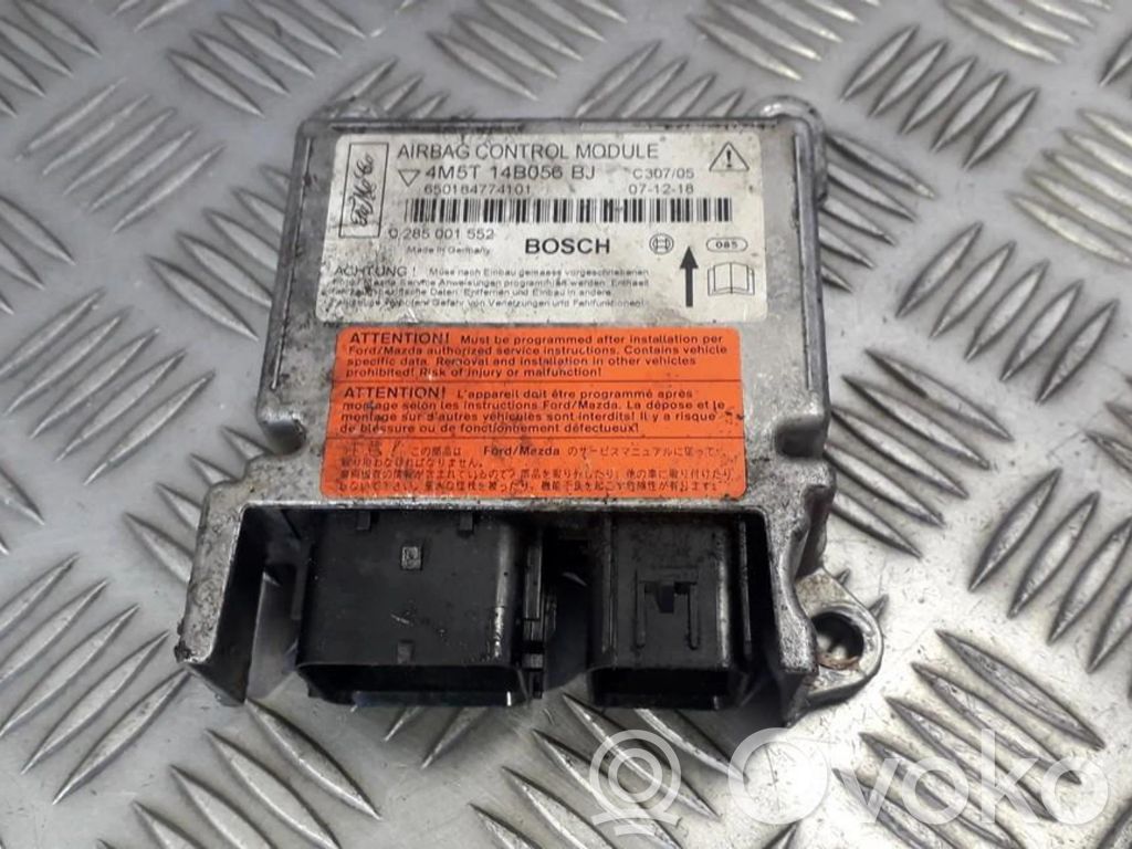 Sterownik / Moduł Airbag   4M5T14B056BJ,650184774101,0285001552,4M5T14B056BJ,650184774101