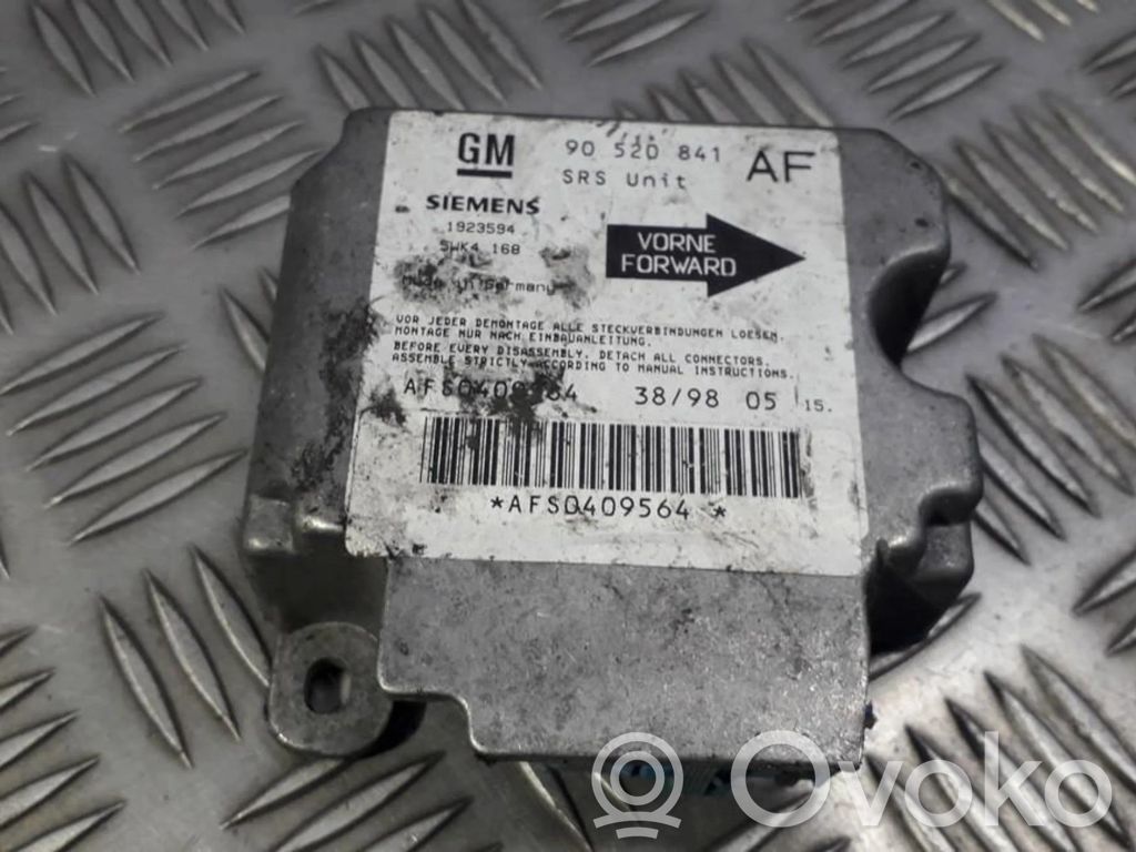 Opel Astra G Unitate/modul de comandă airbaguri 