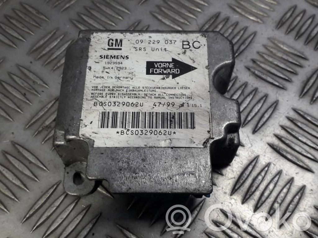 Opel Astra G Centralina/modulo airbag 