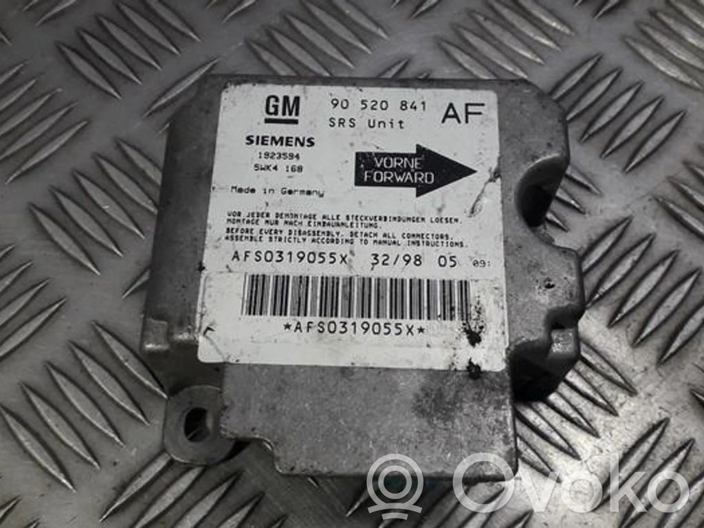 Opel Astra G Unitate/modul de comandă airbaguri 