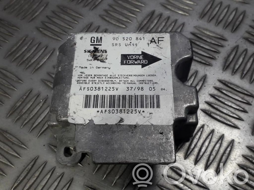 Opel Astra G Centralina/modulo airbag 