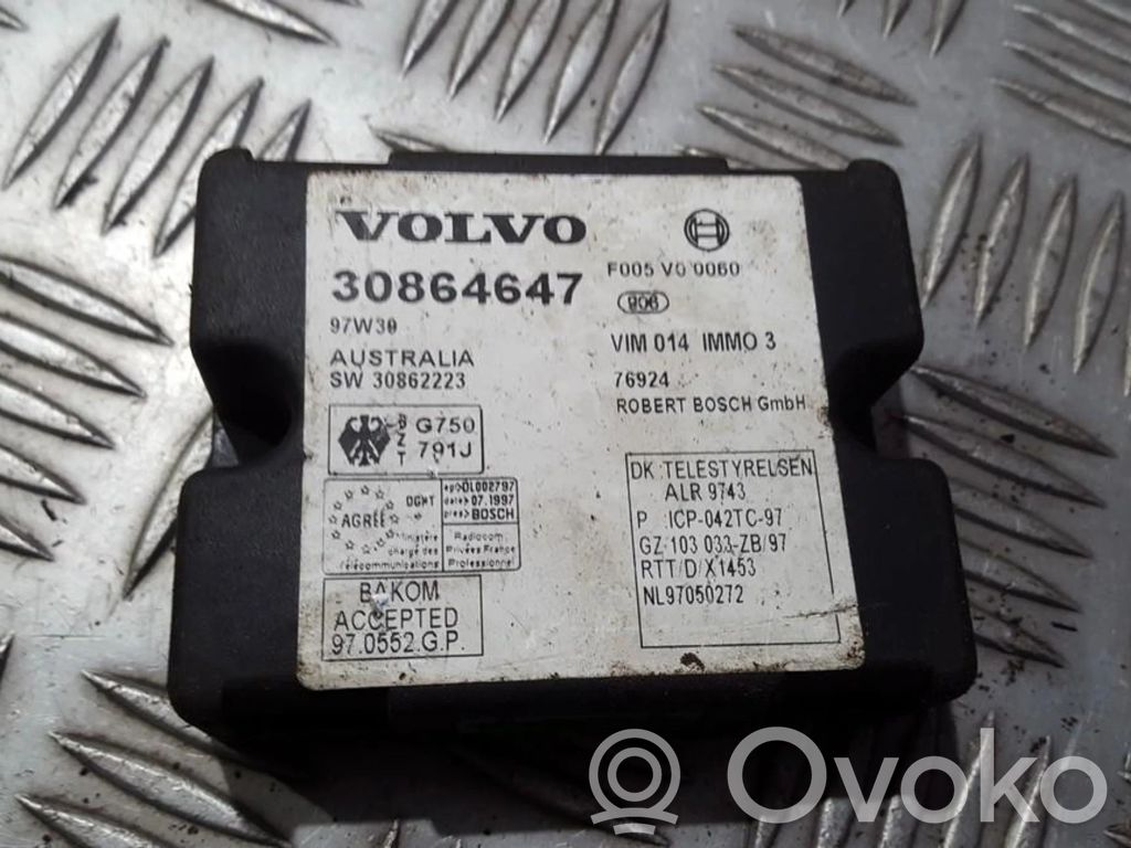 Moduł / Sterownik immobilizera   30864647,97W39,30864647,97W39