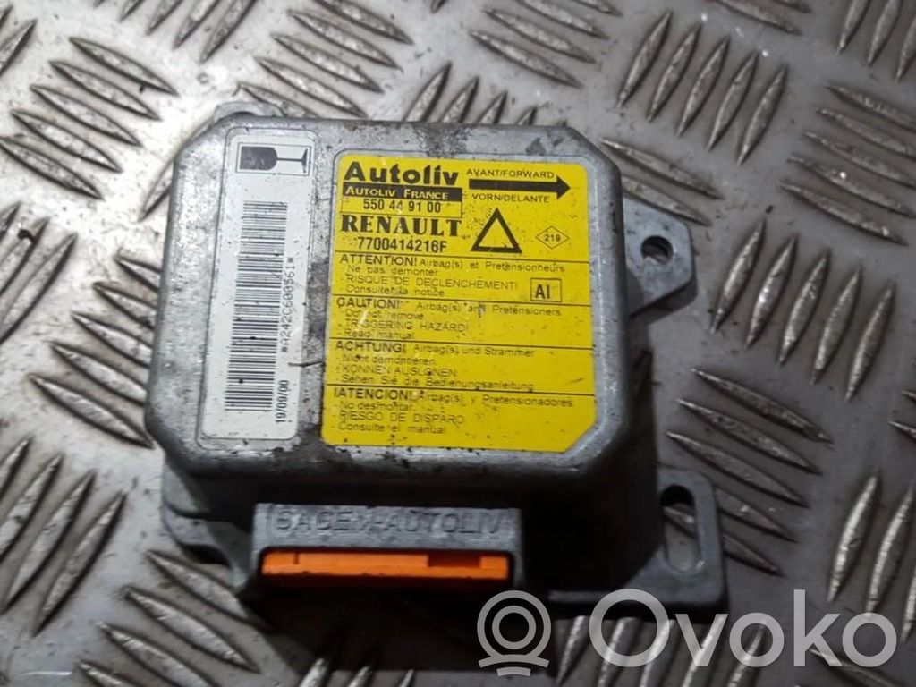 Renault Laguna I Airbag control unit/module 