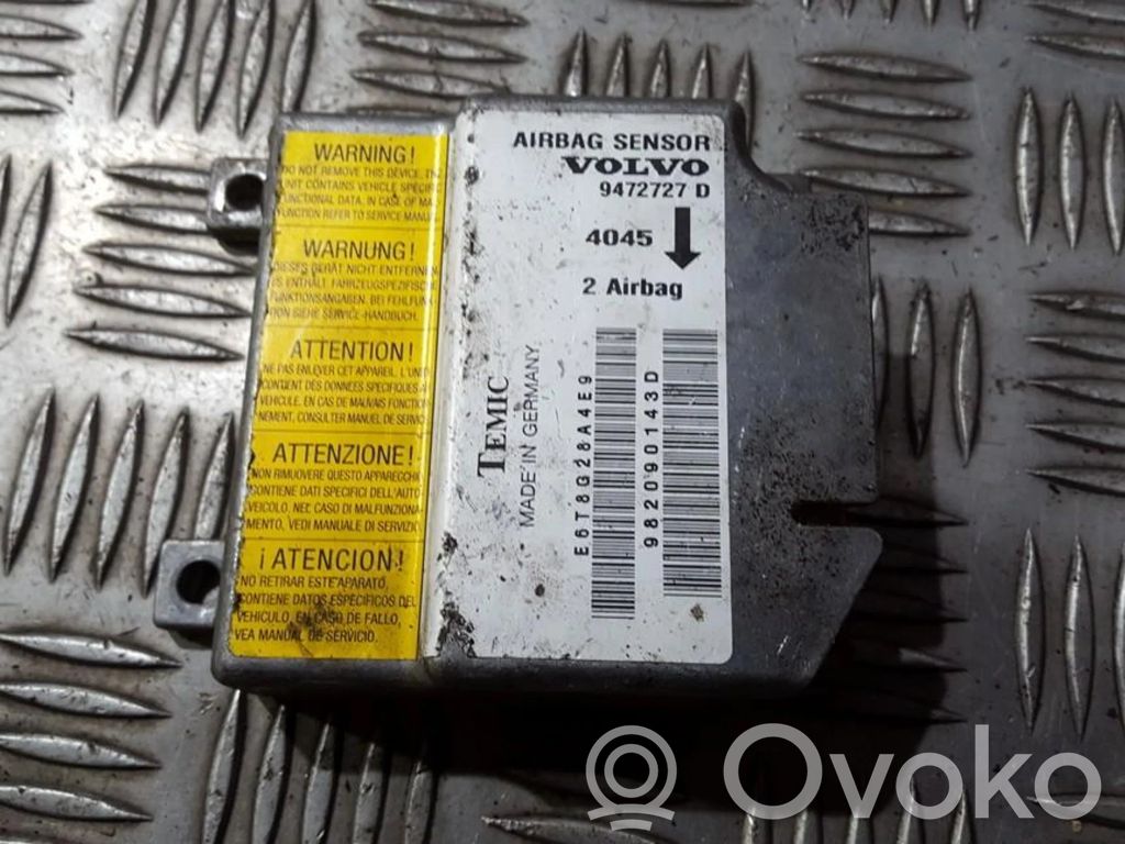 Volvo V70 Centralina/modulo airbag 