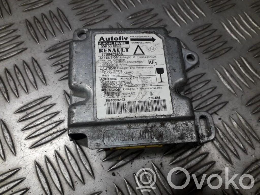 Renault Laguna I Unidad de control/módulo del Airbag 