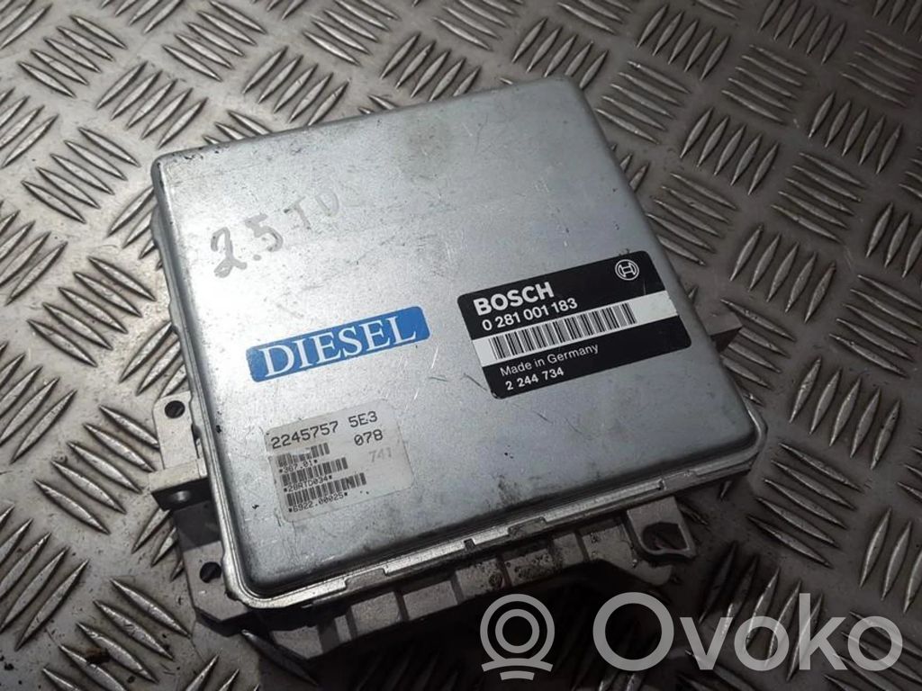 Moottorin ohjainlaite/moduuli   0281001183,2244734,0281001183,2244734