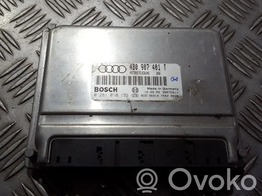Sterownik / Moduł ECU   4B0907401T,028101015328RTE611,0281010153,28RTE611,4B0907401T