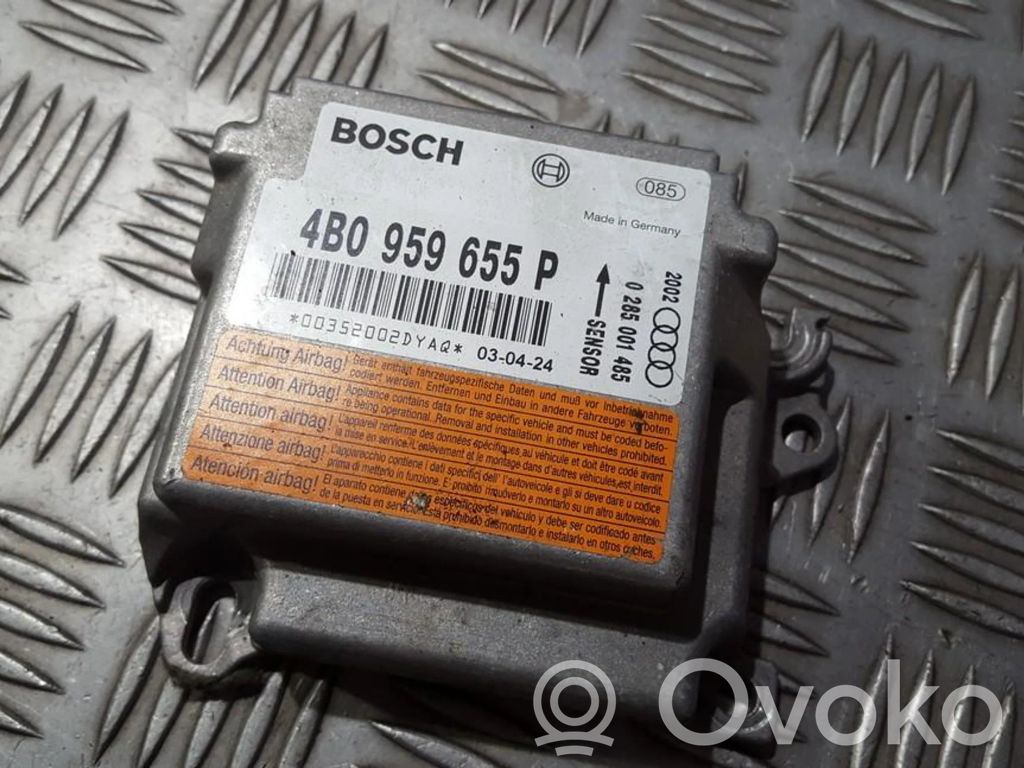 Audi A6 S6 C5 4B Centralina/modulo airbag 