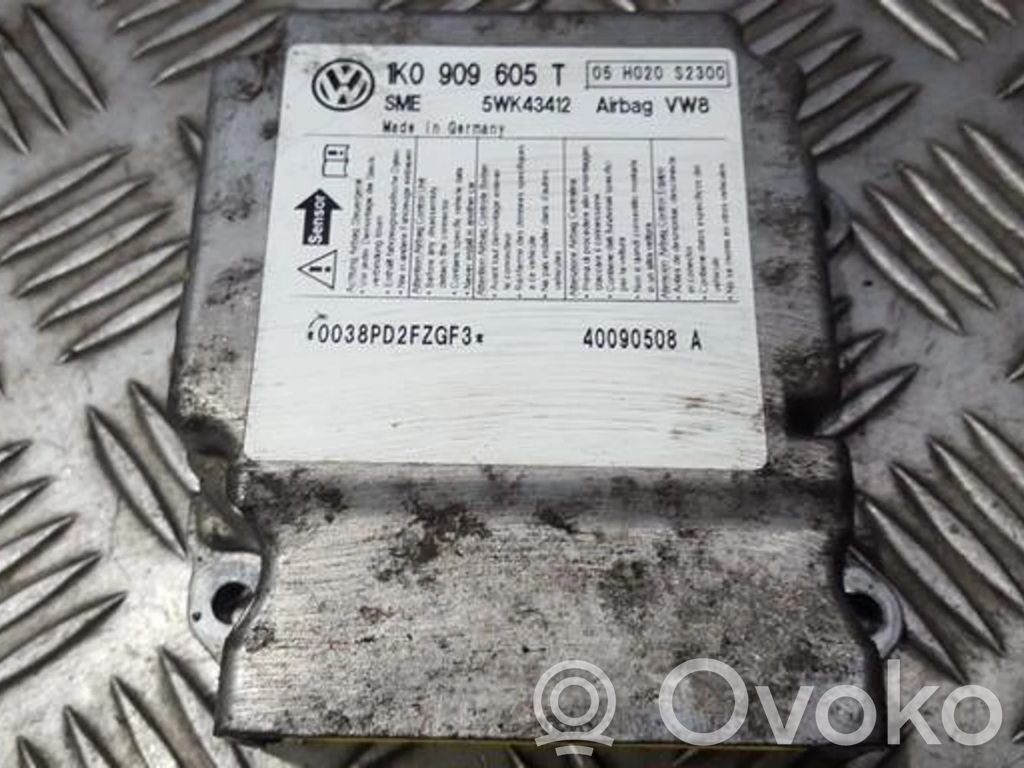 Skoda Octavia Mk2 (1Z) Centralina/modulo airbag