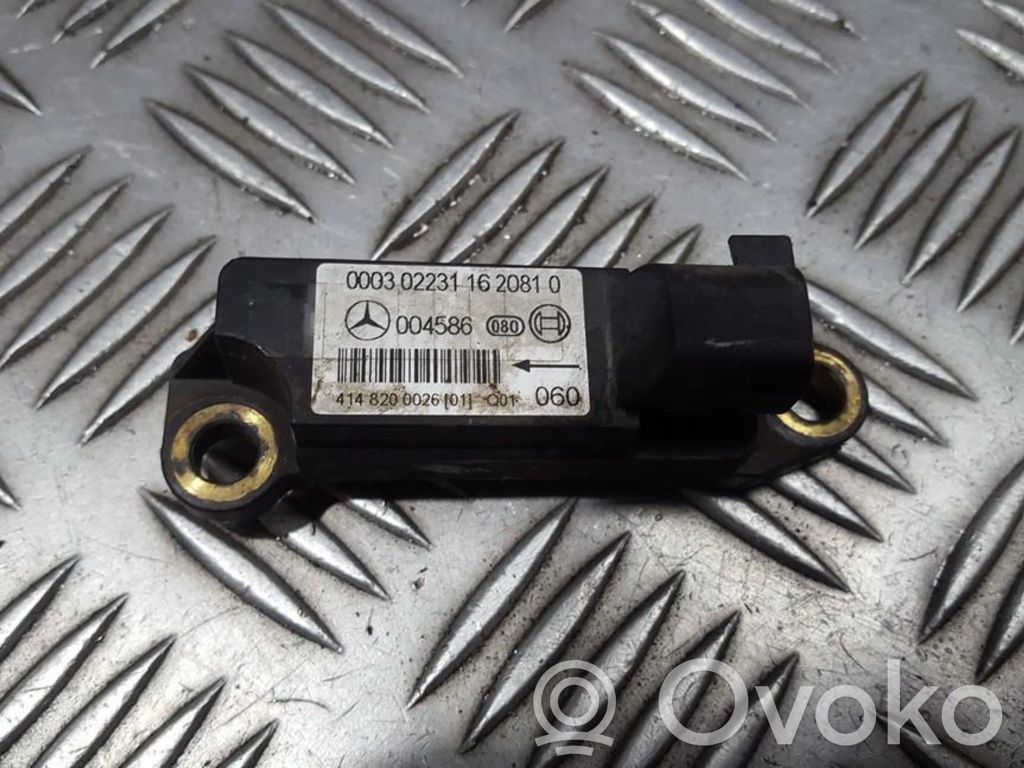 Mercedes-Benz Vaneo W414 Czujnik uderzenia Airbag 