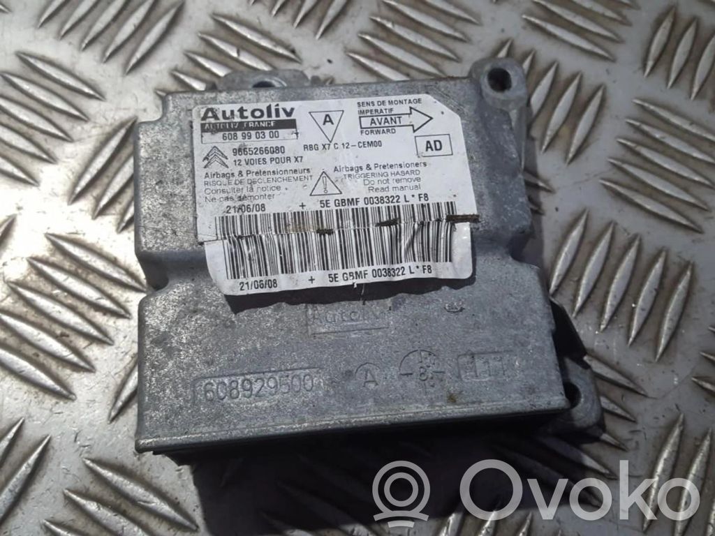 Citroen C5 Unitate/modul de comandă airbaguri 