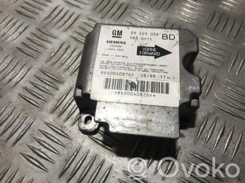 Opel Vectra B Centralina/modulo airbag 