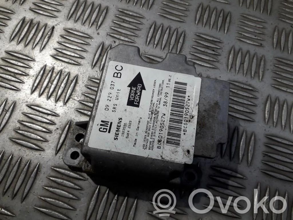 Opel Astra G Centralina/modulo airbag 