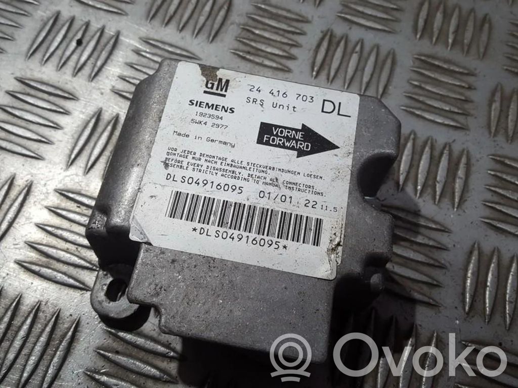 Sterownik / Moduł Airbag   24416703DL,5WK429771923594,1923594,24416703DL,5WK42977