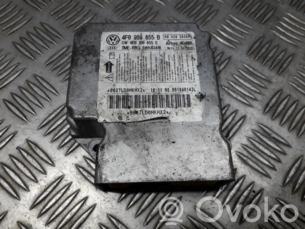 Audi A6 S6 C6 4F Module de contrôle airbag 