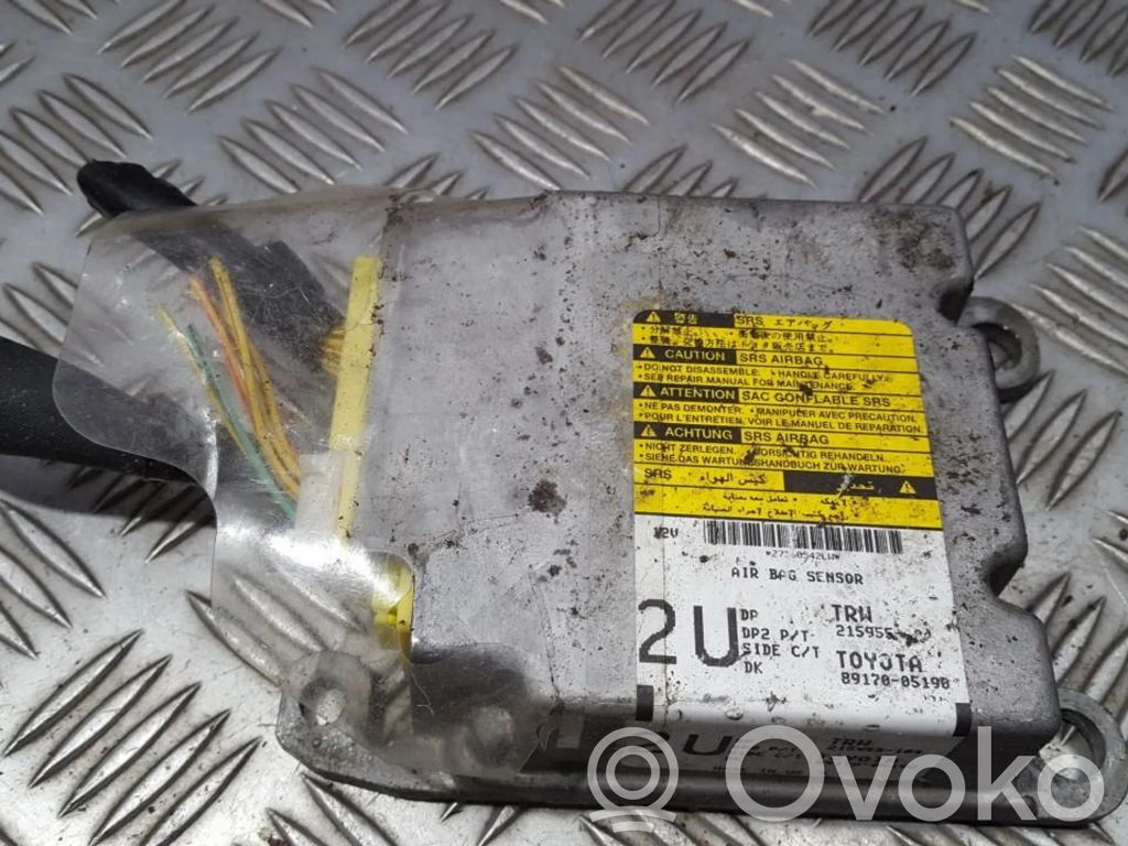 Toyota Avensis T250 Centralina/modulo airbag 